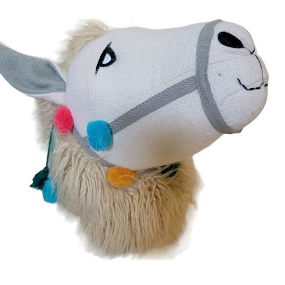 Target’s Pillowfort Llama Plush Bust Stuffed Head Children’s Animal Room Decor - Picture 1 of 8